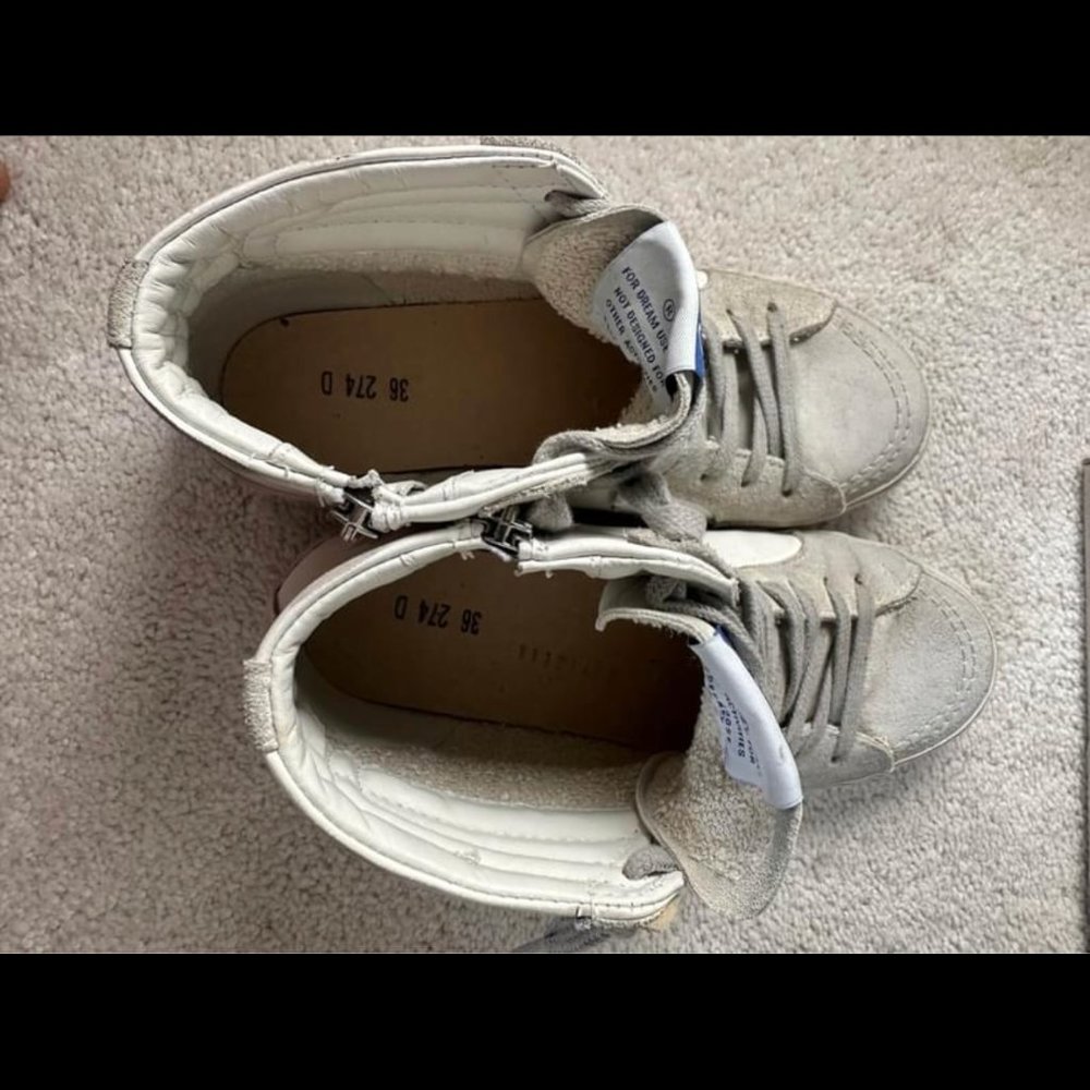 Golden Goose Slide High White/Ice/Grey - Picture 5 of 7